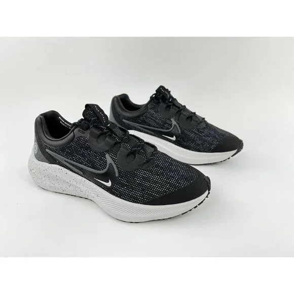 Nike Winflo 8 Shield Black Iron Grey Men's Sneakers Water Repellent NO SHOE BOX - Picture 4 of 11